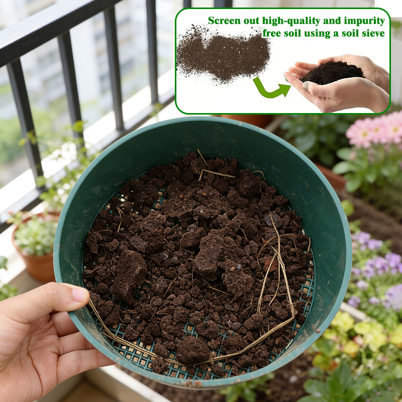 Garden Sieve Soil - 【Perlengkapan Berkebun yang Wajib Dimiliki】Saringan Tanah