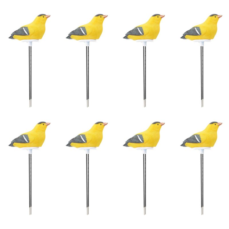 Gardening Tools Yellow - 8X Meteran Kelembapan Tanah Alarm Penyiraman