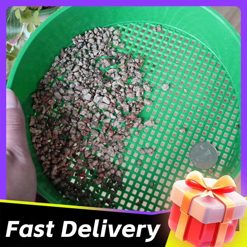 Garden Sieve Soil - 1-5 Buah Saringan Taman Plastik Alat