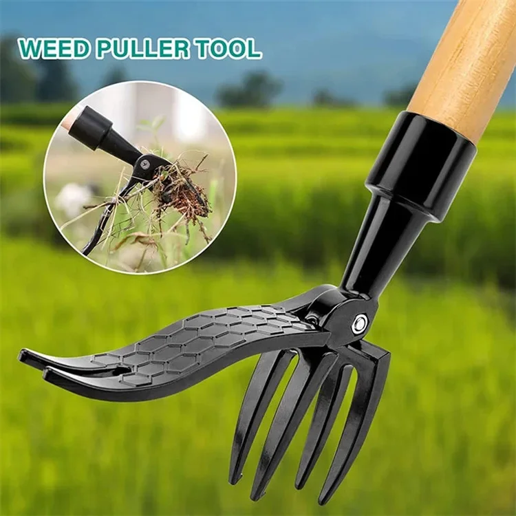 Grass Seed Spreader - Alat Penarik Gulma Berdiri dengan Lubang