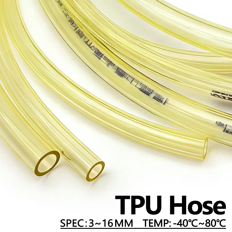 Gardening Tools Yellow - Selang Bahan Bakar TPU Kuning 50cm/1/2/3M