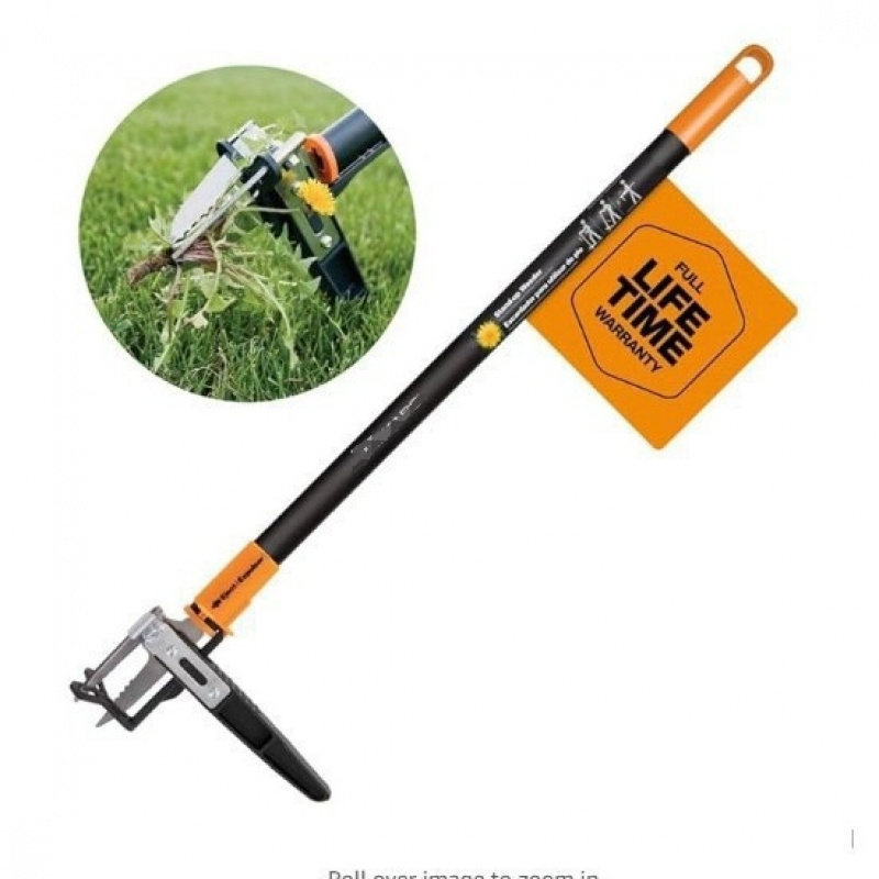 Grass Seed Spreader - Alat Penarik Gulma Aluminium Ringan, Dapat