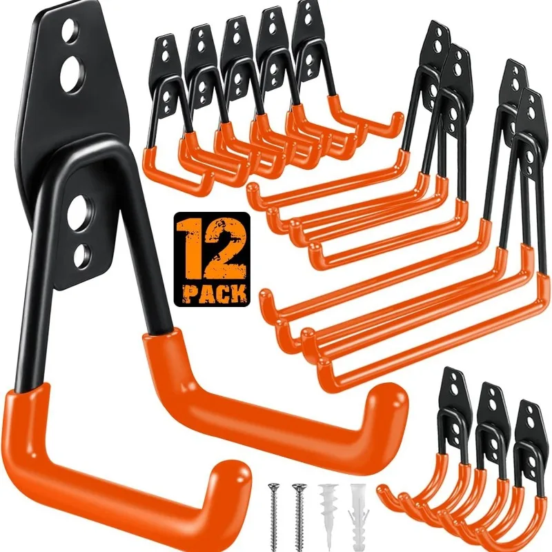 Gardening Tools Range - Set 12 buah Pengait Penyimpanan Garasi