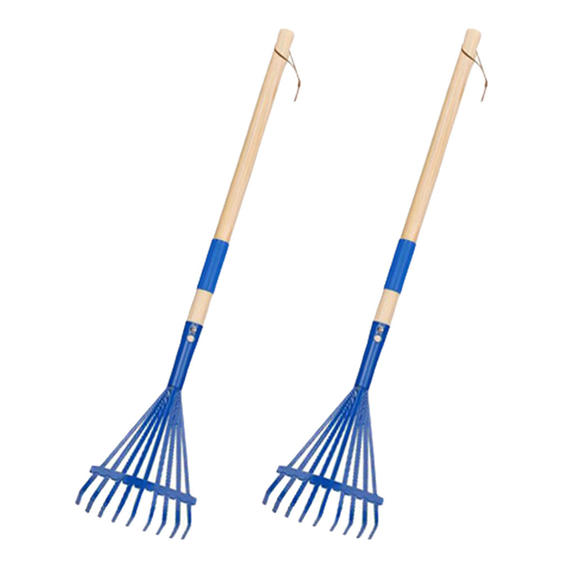 Gardening Tools For 3 Year Old - YWDZ-2X Garu Anak-anak dengan Gagang Kayu