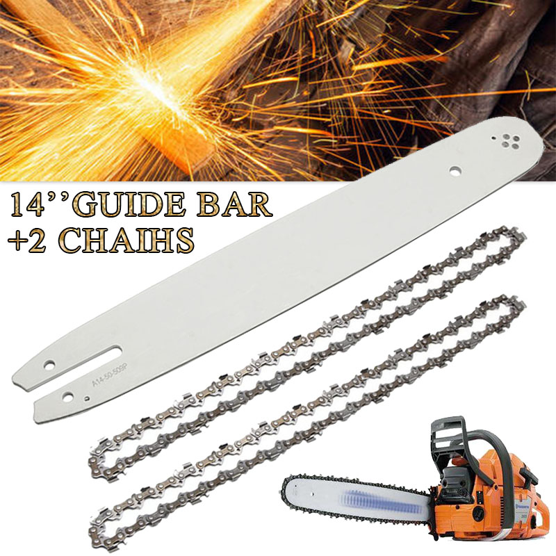 Gardening Tools Guide - 1 Set 14 inci gergaji rantai