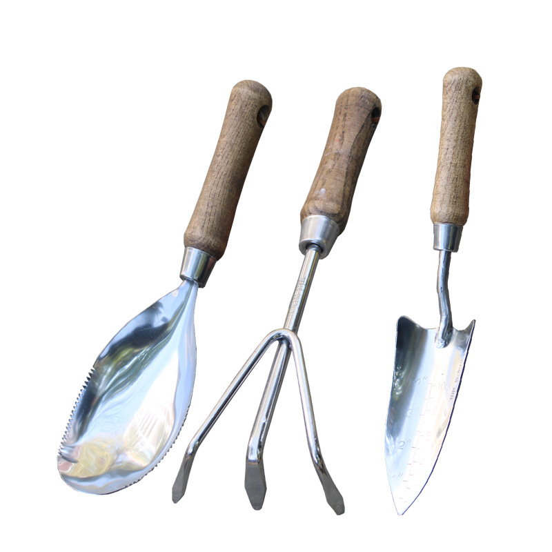 Gardening Tools Wooden - Set Peralatan Kebun 8 Buah dari