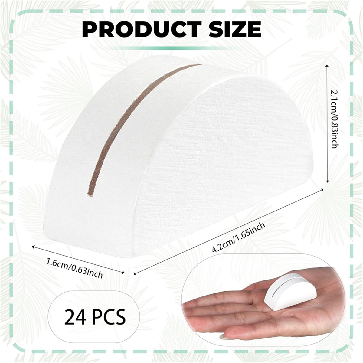 Gardening Tools Names - 24 Buah Penyangga Nomor Meja Putih,