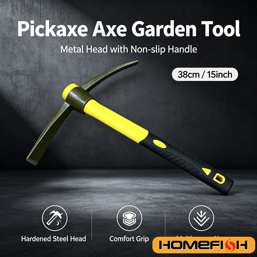 1-Potong Set Cangkul Mattock 1 - Gardening Tools Yellow ulasan dan harga