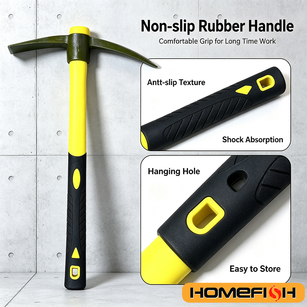 1-Potong Set Cangkul Mattock 1 - Gardening Tools Yellow ulasan dan harga