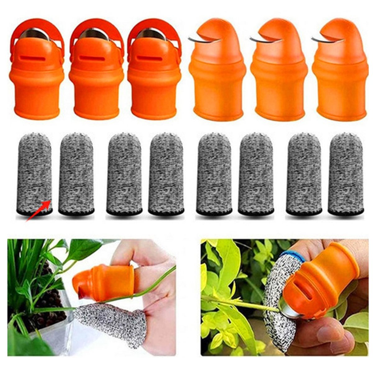 [HLES]Pisau Jempol Silikon unt - Harvest Knife Garden ulasan dan harga