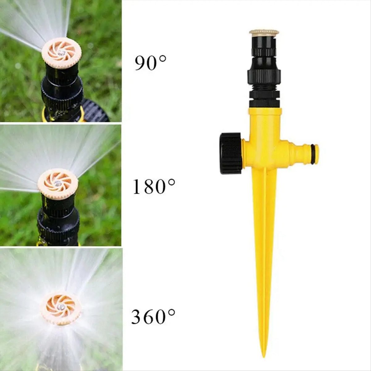 Penyiram Taman AT16 360 °   Si - Gardening Tools Yellow ulasan dan harga