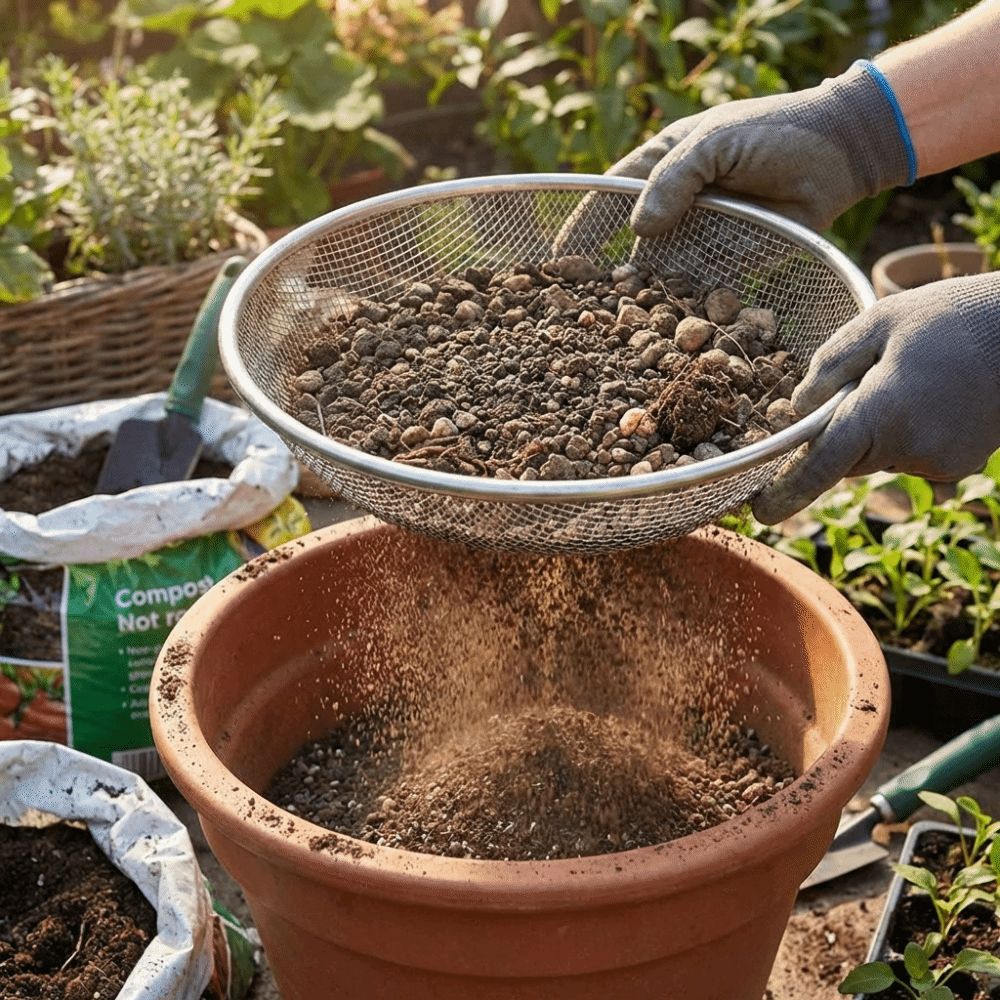Keranjang Saringan Tanah Kebun - Garden Sieve Soil ulasan dan harga