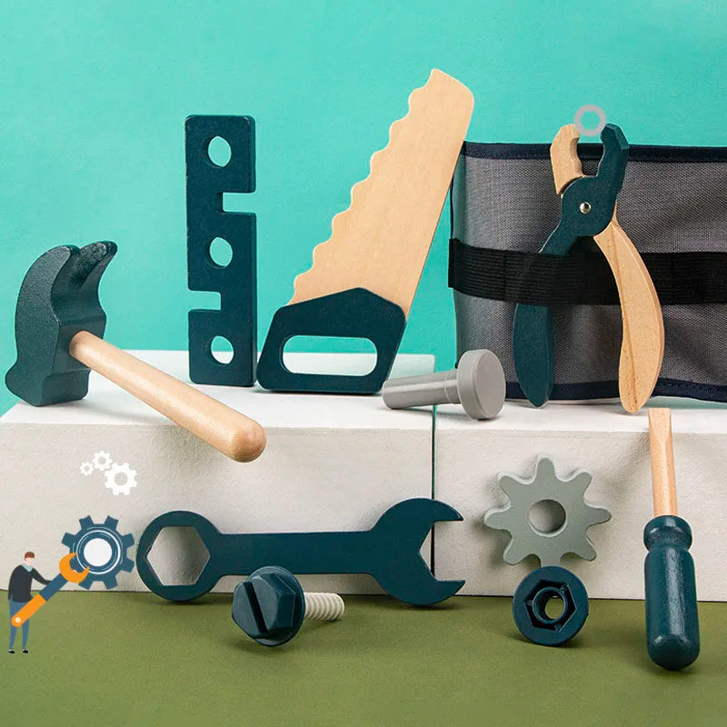 Mainan Kayu Edukatif Permainan - Gardening Tools For 3 Year Old ulasan dan harga