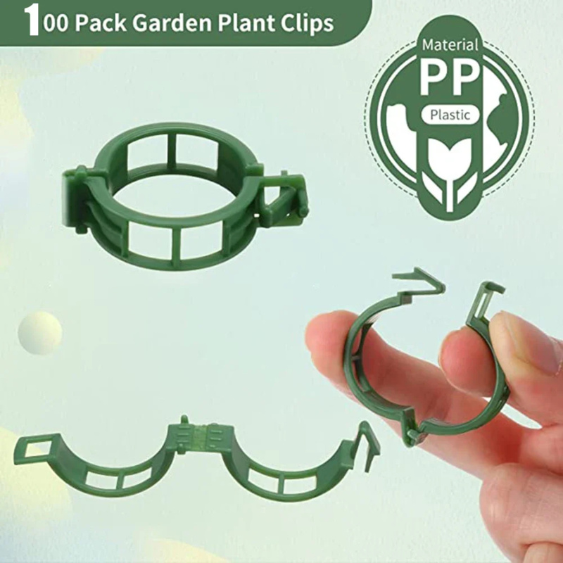 100 buah/klip penopang tanaman - Gardening Tools Range ulasan dan harga