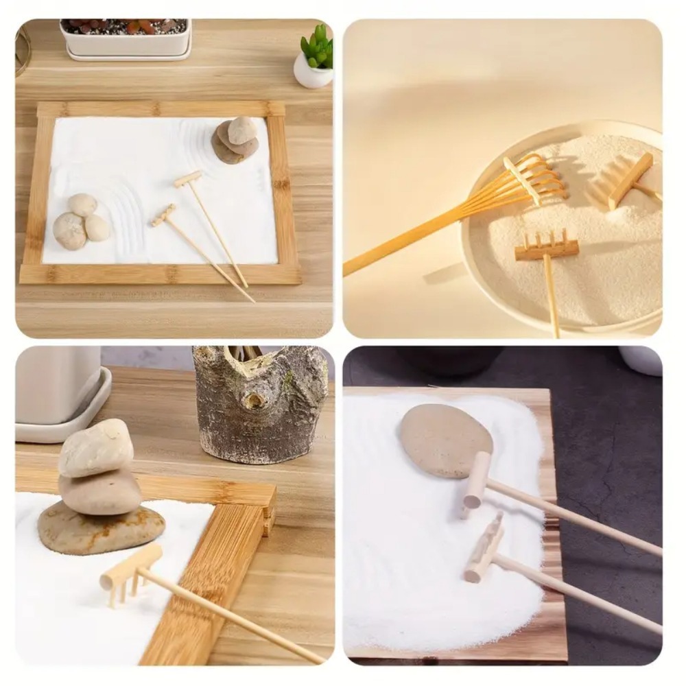 6 Buah Set Garu Bambu Mini unt - Gardening Tools In Japan ulasan dan harga