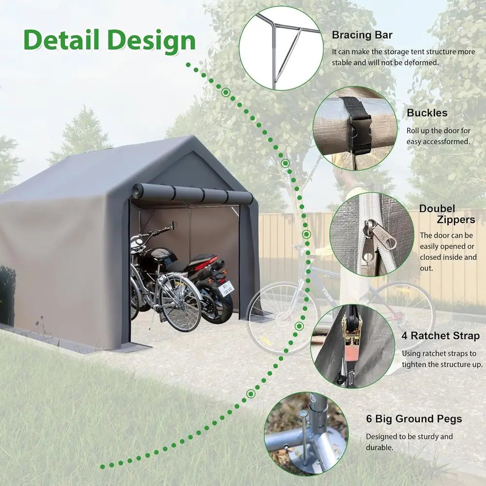 Tenda Penyimpanan Luar Ruangan - Gardening Tools Needed ulasan dan harga